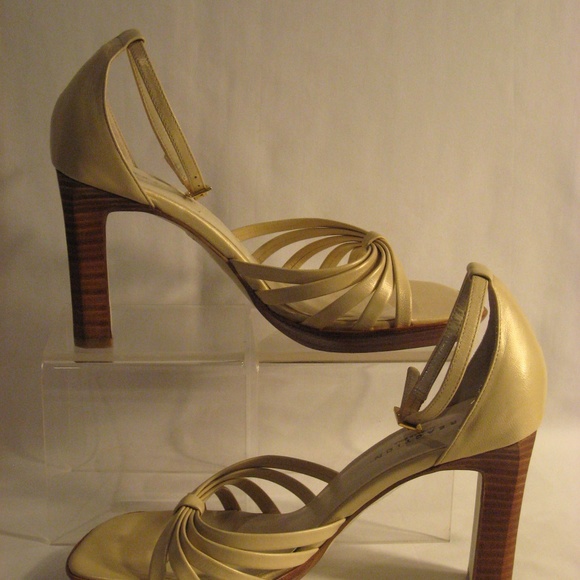 KENNETH COLE REACTION STACK HEEL SANDALS 6.5 MED. - Picture 4 of 7